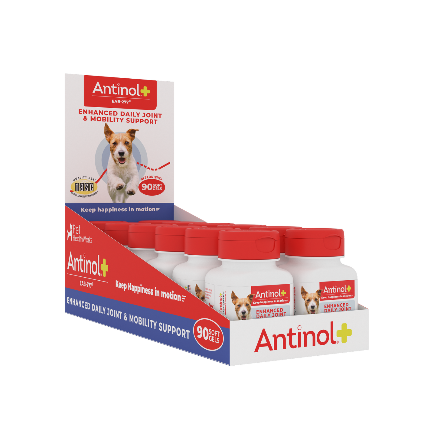 Antinol Plus - Display Shipper - 12 90ct Bottles