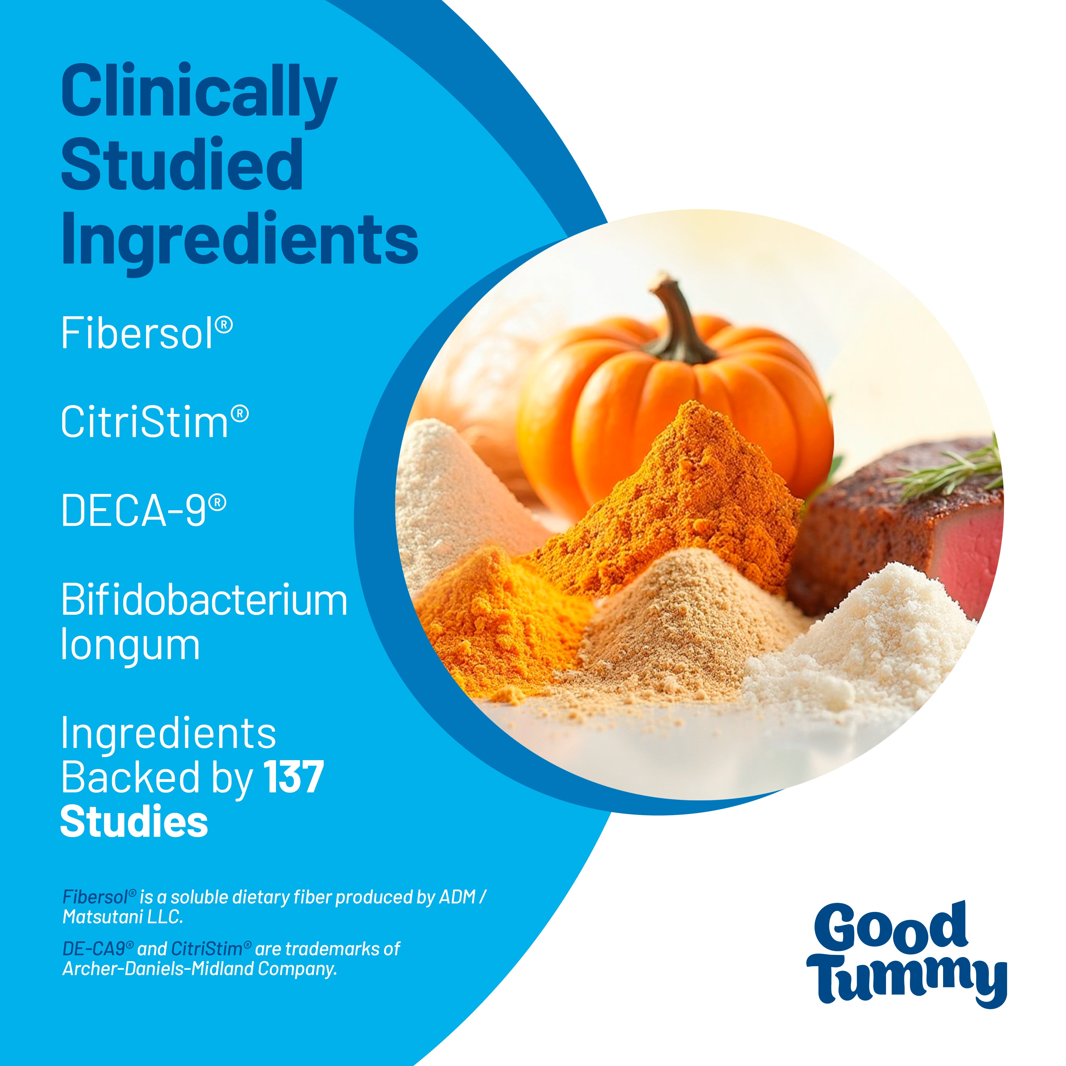 Good Tummy - 3-in-1 Pre, Pro, Postbiotic - 60ct