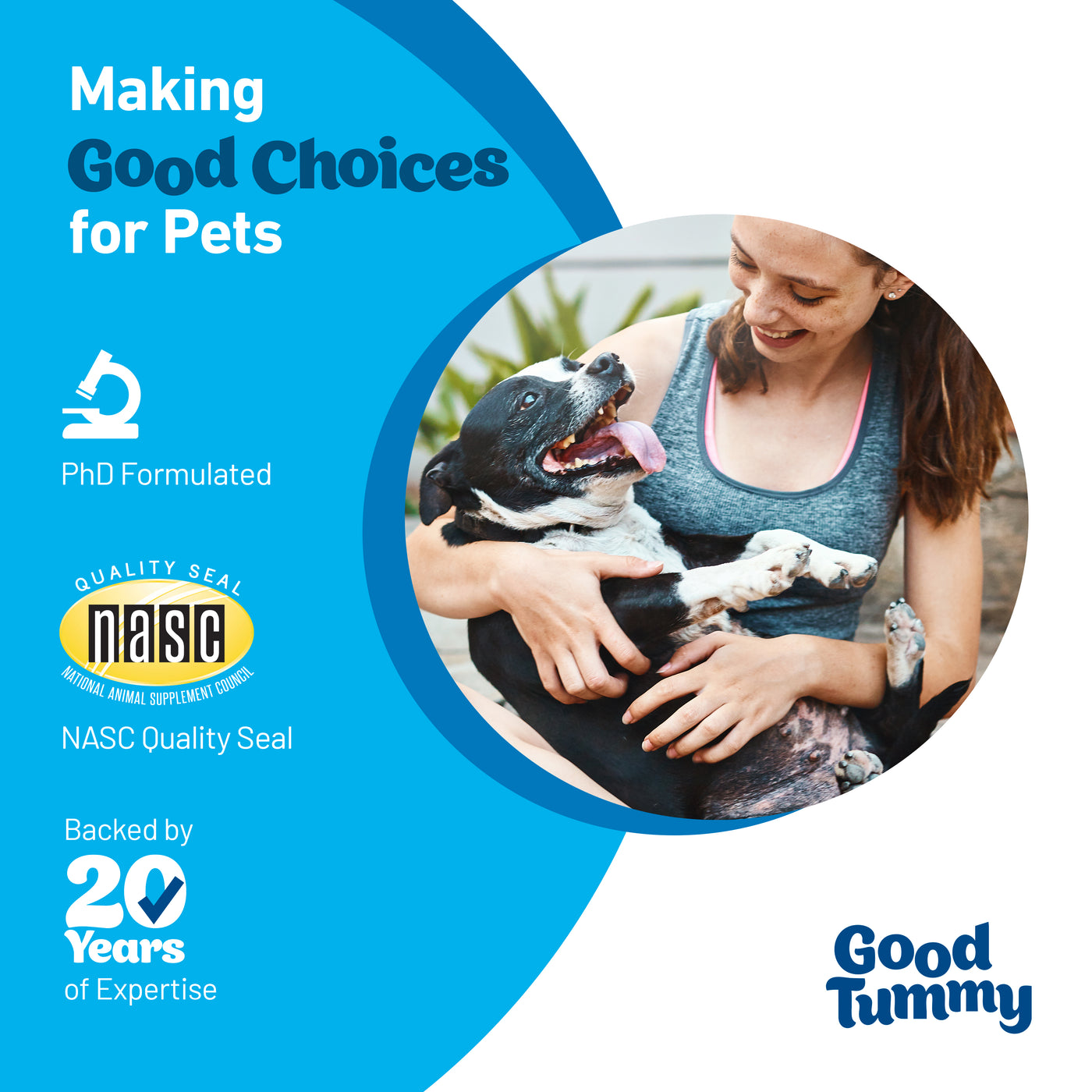 Good Tummy - 3-in-1 Pre, Pro, Postbiotic - 60ct